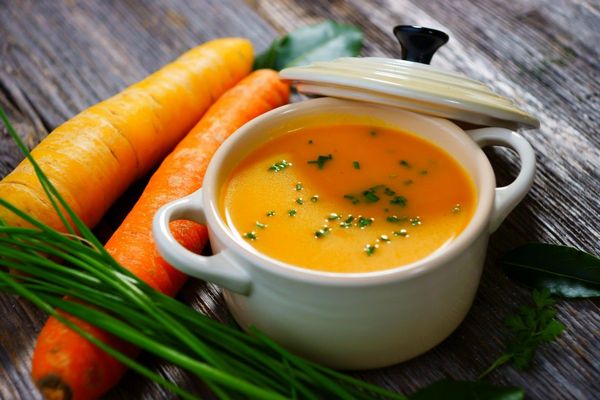 Суп-пюре из моркови чеснока     
 	    50
